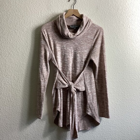 Anthropologie Sunday in Brooklyn Cowl Neck Pullover Top – Dusty Pink - Picture 2 of 8